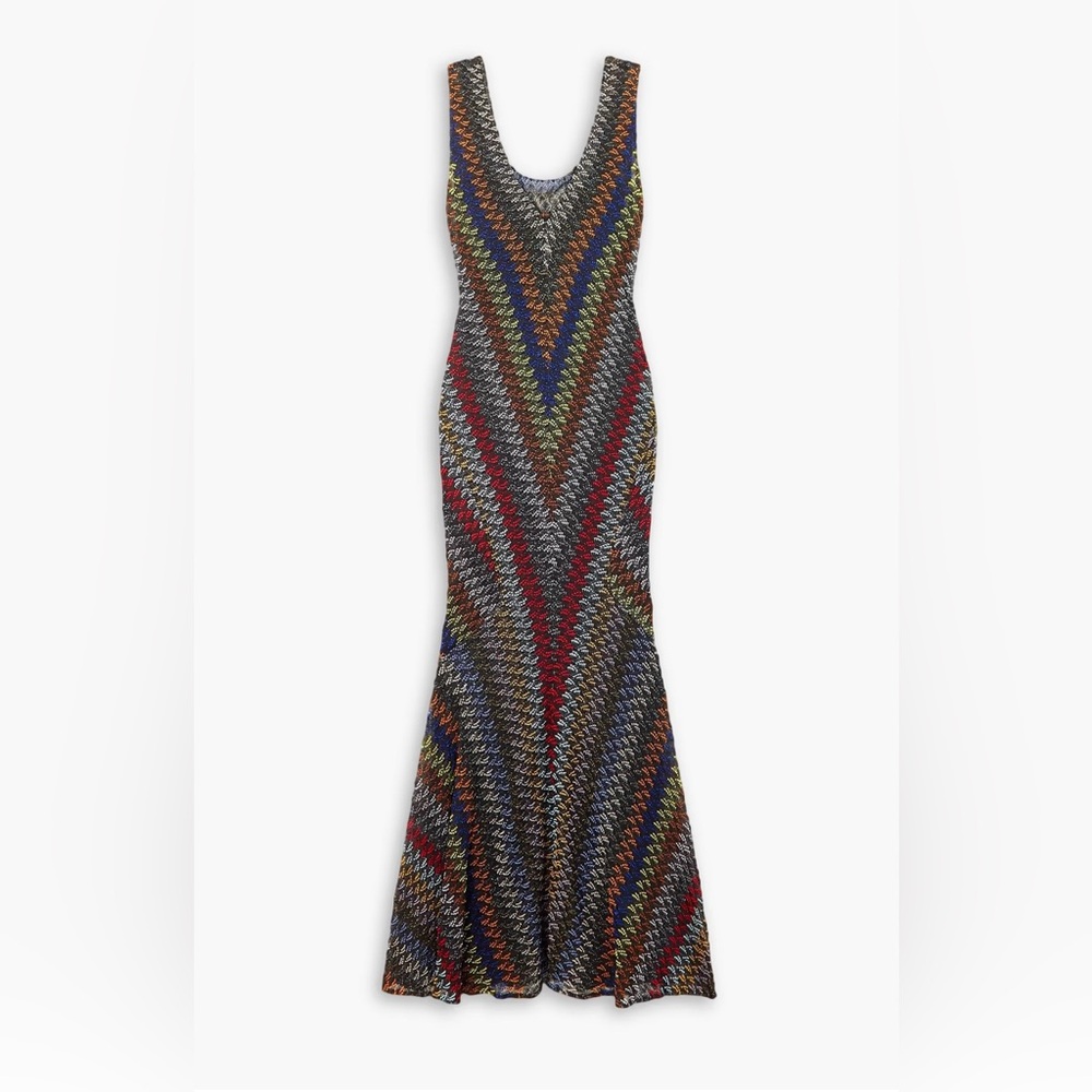 Missoni Crotchet Metallic Dress.